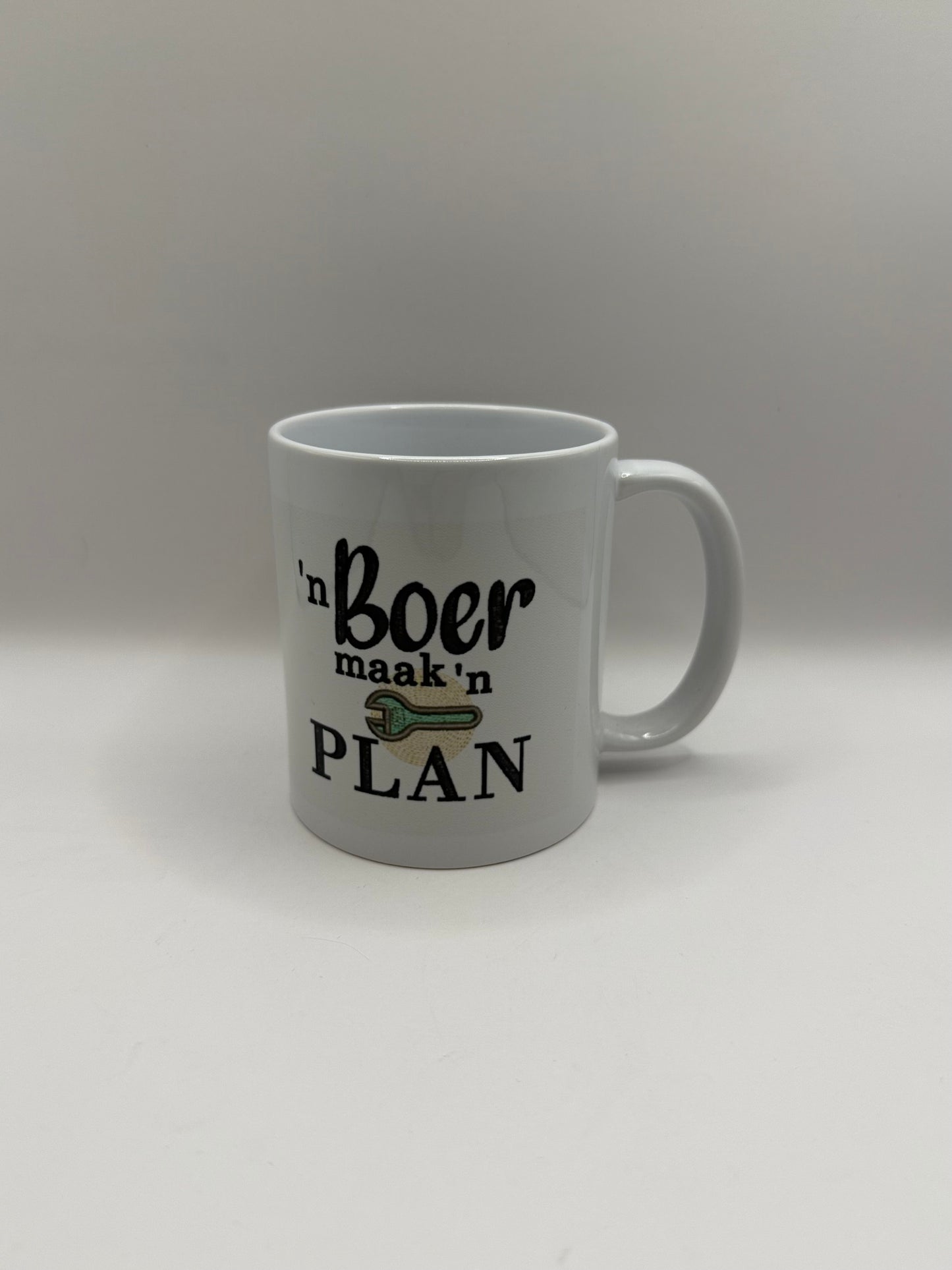 Boer maak n plan mug